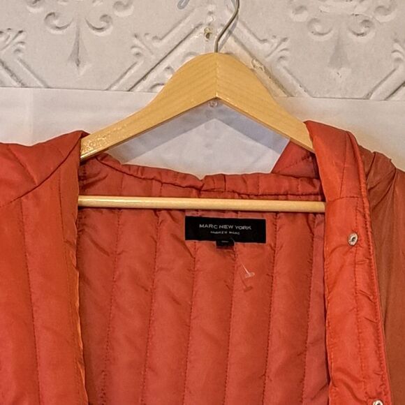 MARC NEW YORK ANDREW MARK FADED ROSE Y2K VEST HOODIE NEW SZ M - Picture 5 of 13